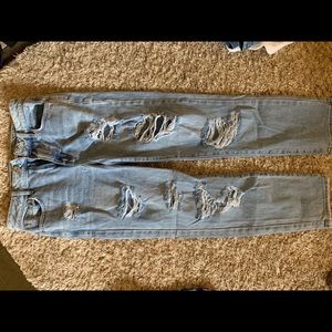 Pacsun distressed mom jeans